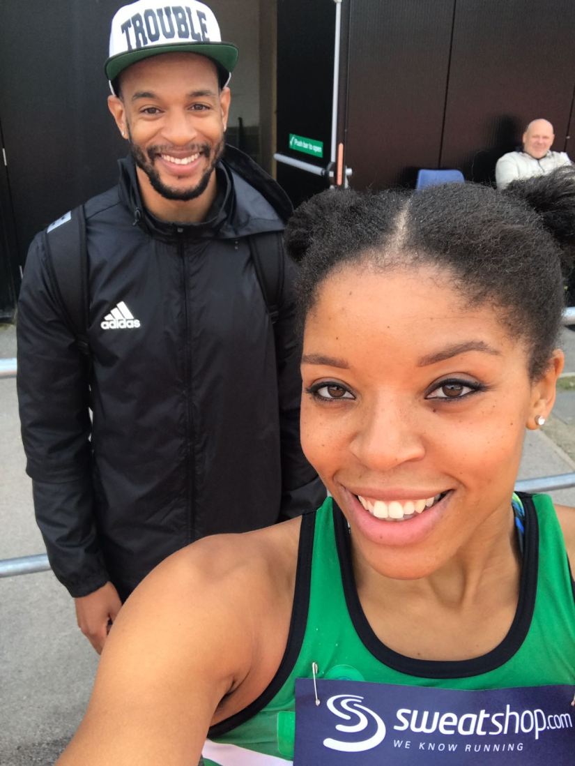 Me in my Sale Harriers kit!