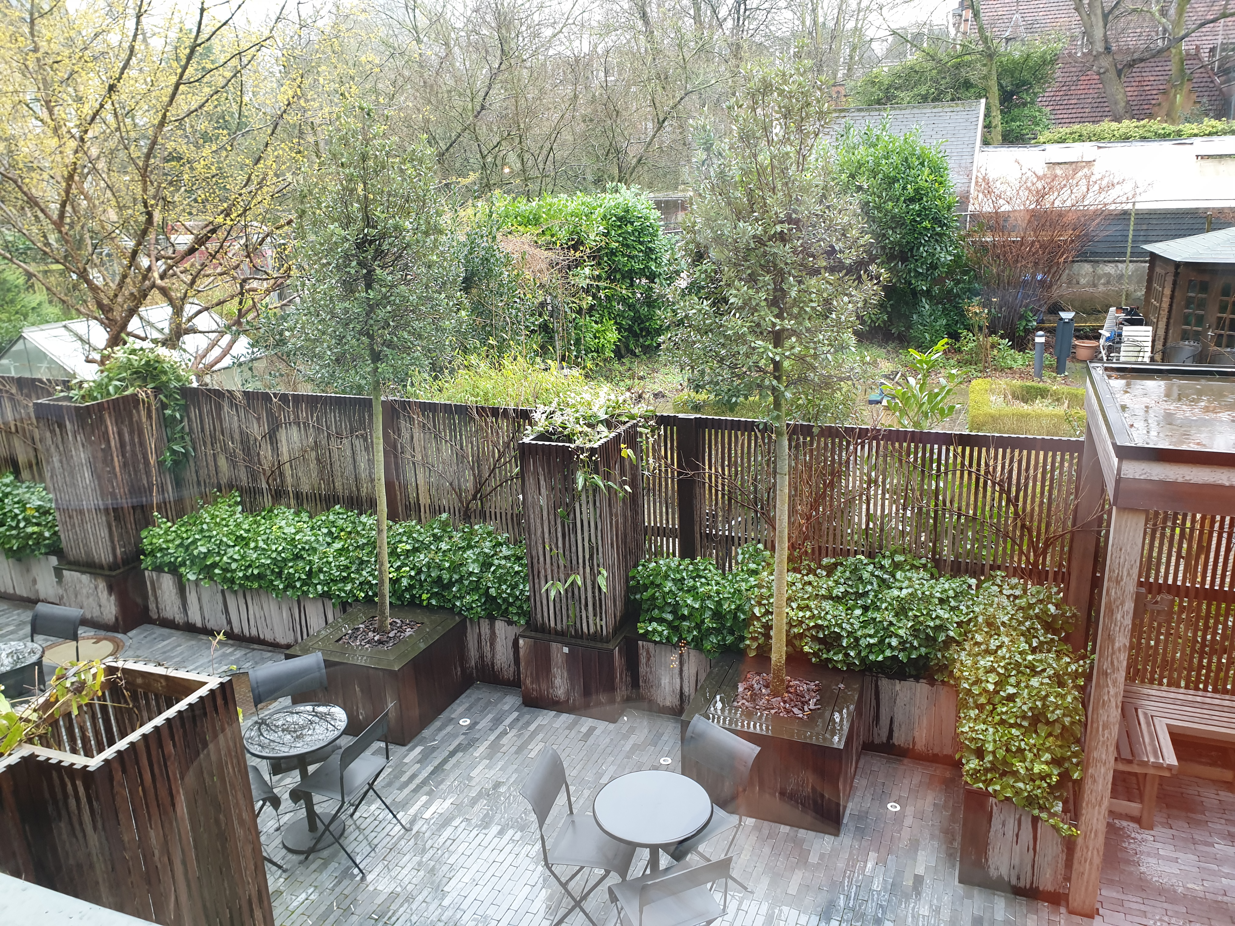 Beautiful courtyard views